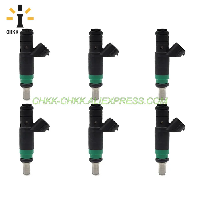 CHKK-CHKK 1/6pcs  06C133551 Fuel Injector for AUDI A4-QUATTRO 2002~2006 A6-QUATTRO 2002~2004 3.0 V6