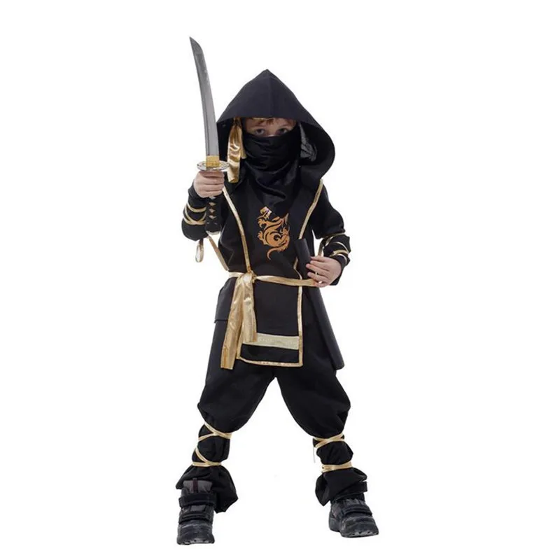 Kinderen Ninja Kostuum Jongens Ninja Cosplay Kostuum Kinderen Superhero Halloween Party Carnaval Kleding Dragon Ninja Pak Voor Kinderen