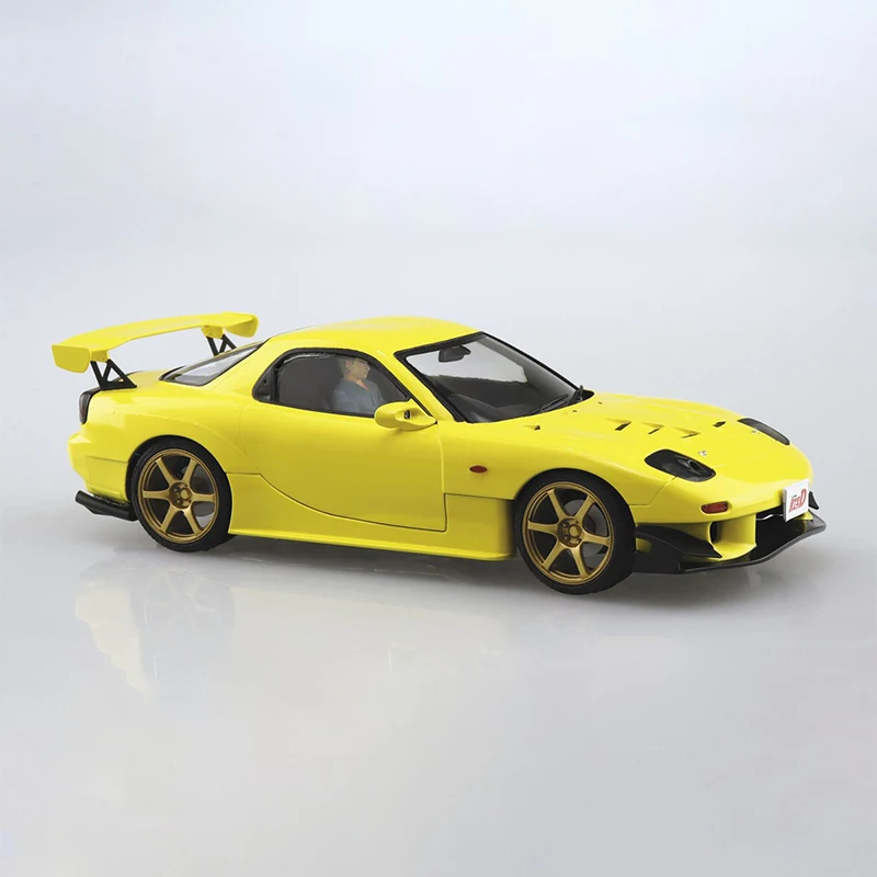 Modelo de coche ensamblado de plástico 1/24 AOSHIMA-05955 inicial D FD3S RX-7 colección para adultos Kit de modelo ensamblado DIY