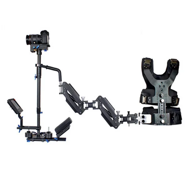 S-100 Steady-cam Set Pro 2.5-15kg Load Pro Camera Steadicam Video Carbon Stabilizers + Low-shooting