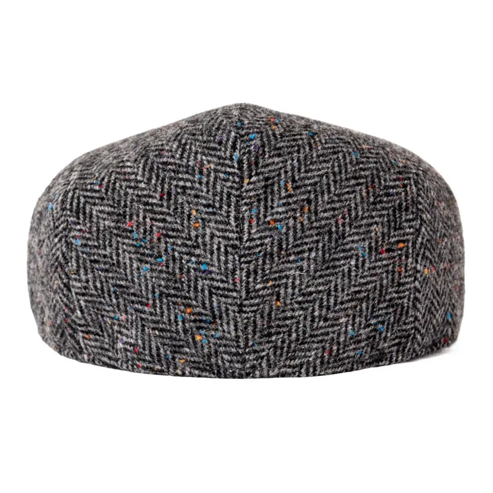 JANGOUL gazeciarz czapki wełniane dla mężczyzn mieszanka płaska czapka 8 Panel ciepła czapka jazdy czapki Gastby Ivy czapki dla mężczyzn Vintage