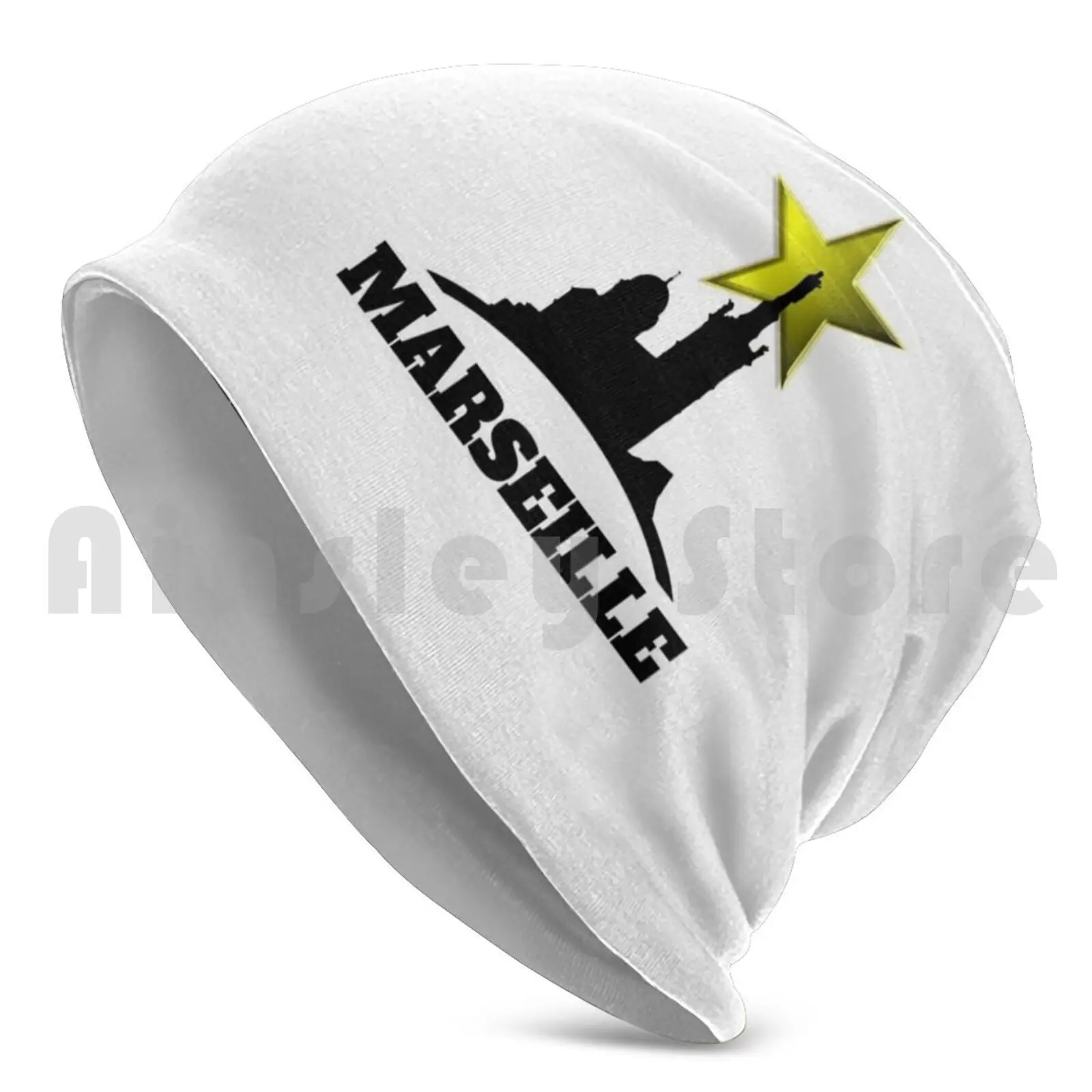 Serie Marseille Bonne Mere Etoile Beanies Pullover Cap Comfortable Marseille Marseillais Om O M Star Good Mother