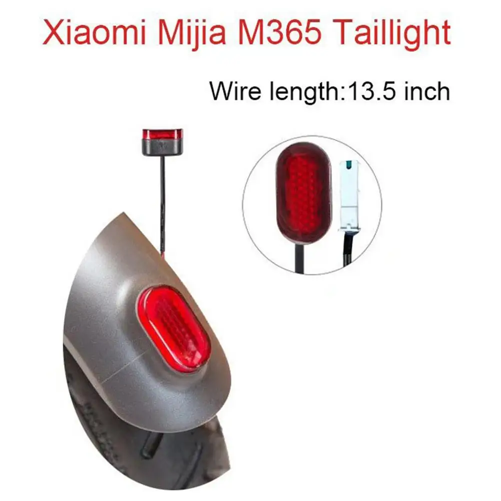 Electric Scooter Rear Tail Light Lamp LED Tail Stoplight Brake Bird Scooters Safety Light For Xiaomi M365 Scooter Vehicles