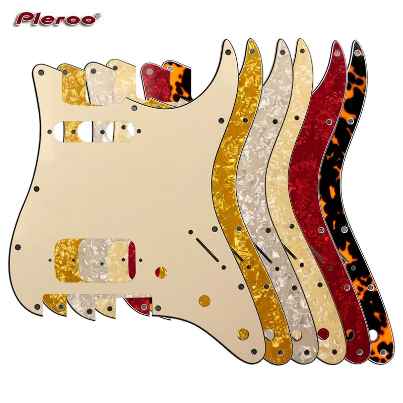 

Quality Guitar Pickguard -For US 11 Screw Holes Strat With Floyd Rose Tremolo Bridge Humbucker Single HS Scratch Plate