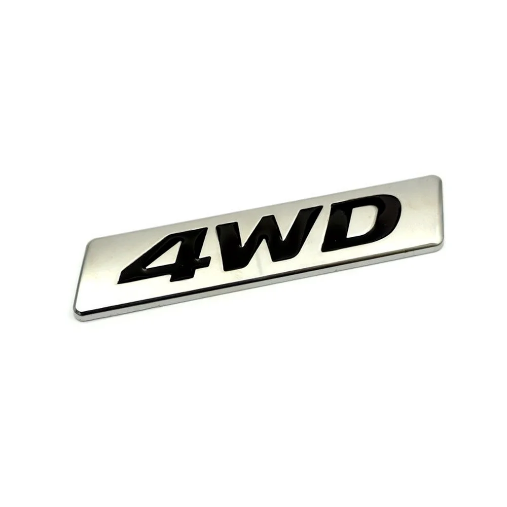 4WD 자동차 3D 편지 금속 스티커 엠 블 럼 배지 Decals 액세서리에 대 한 1 조각