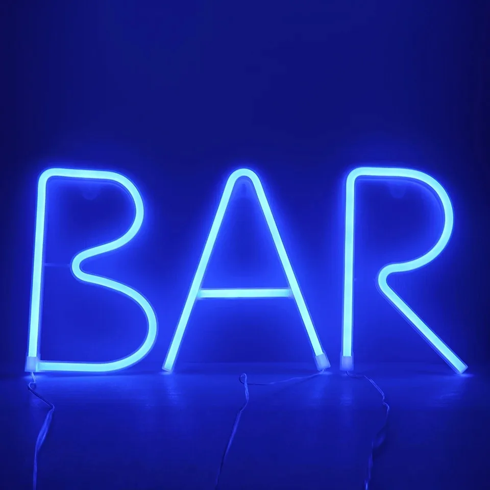 Lampa LED w kształcie litery, dekoracyjny neon do reklamy, logo, na imprezę, wesele, do sypialni, dekoracja domu, A-Z 1-9, romantyczne lampki nocne