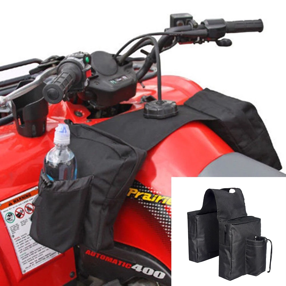 

1 Pcs Motorcycle ATV Waterproof Storage Fuel Tank Bag Car Front Car Bag With Water Cup Cover