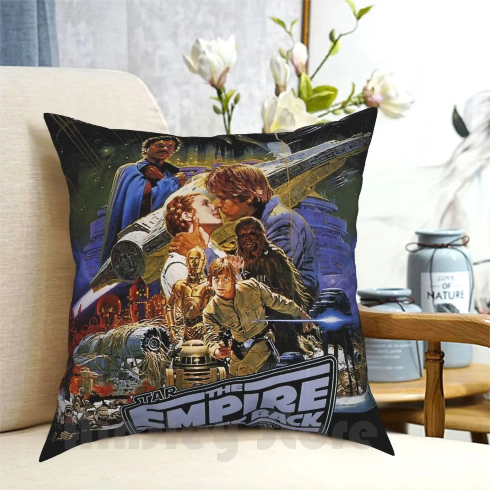 Continue Episode V Pillow Case Printed Home Soft Throw Pillow Movies Movie Men Man Handsome Strikes Back 1980 80S 1990