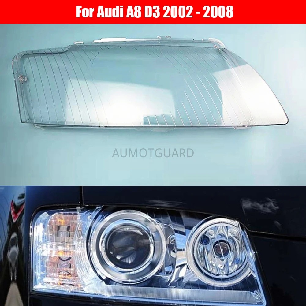 

Car Headlight Repair for Audi A8 D3 2002 2003 2004 2005 2006 2007 2008 Car Headlamp Lens Replacement Auto Shell Headlight Cover