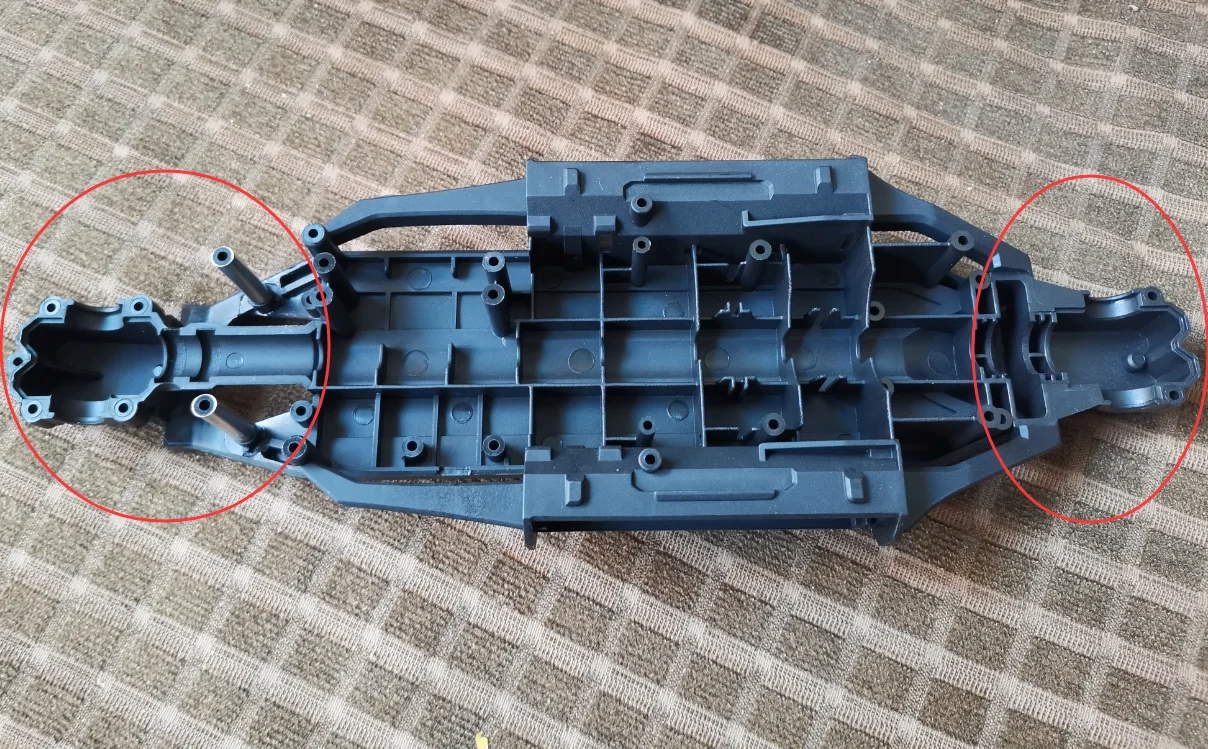 

HBX 12891 HBX12891 RC Car Spare Parts Car chassis 12600BT (New version)