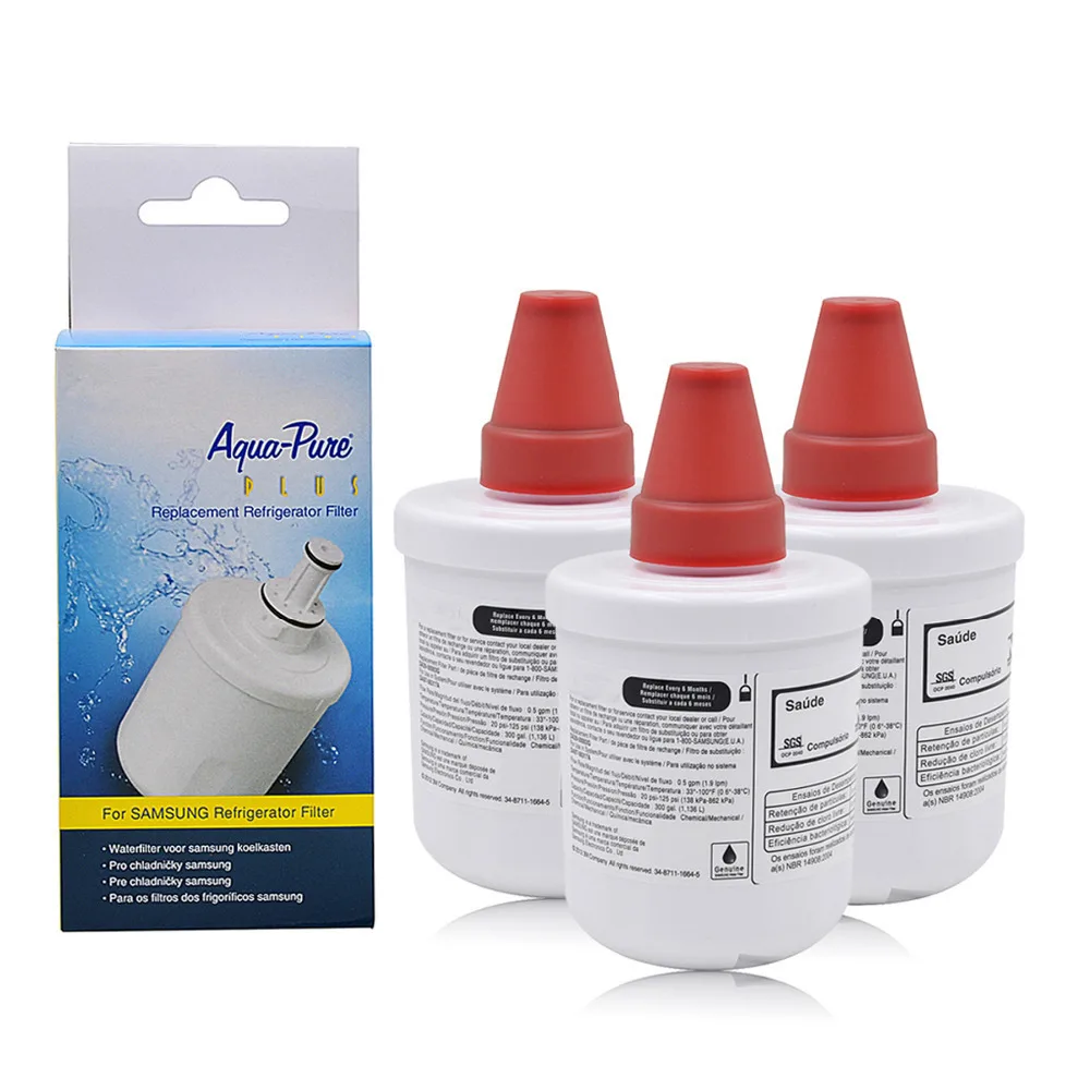 Compatibile con il filtro dell\'acqua del frigorifero DA29-00003G, Aqua-Pure Plus DA29-00003B, HAFCU1, DA29-00003A, 3 filtri