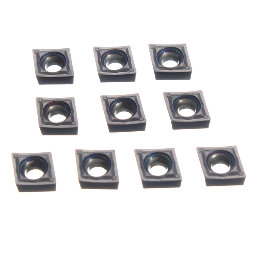 10 قطعة CCMT060204 SM IC907 908 تحول كربيد إدراج الداخلية تحول أداة شفرة CNC CCMT 060204 مخرطة أداة معدنية