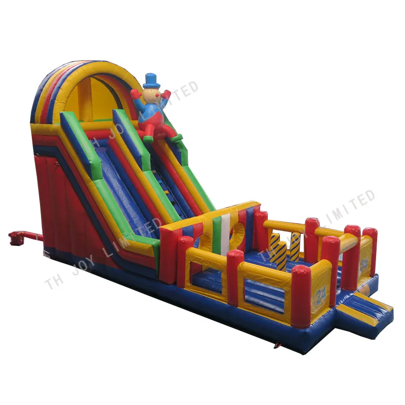 

Free Sea Shipping! 11x4M Commercial Grade Rental Clown Inflatable Jumping Slide Combo Good For Kids Game