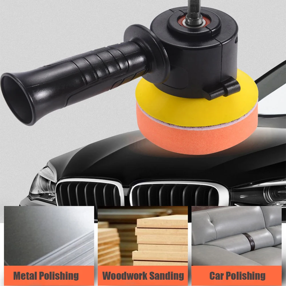 Car Polisher Machine Electric Drill Modified Polisher Shock Car Polishing Machine Accessories Electric Power Refit Tools