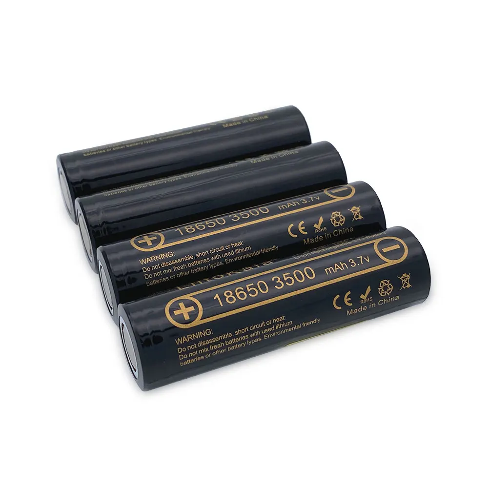 100% Original high quality  Liitokala Lii-35A 3.7v 18650 battery 3500mah  rechargeable batteries 18650 battery  for flashlight