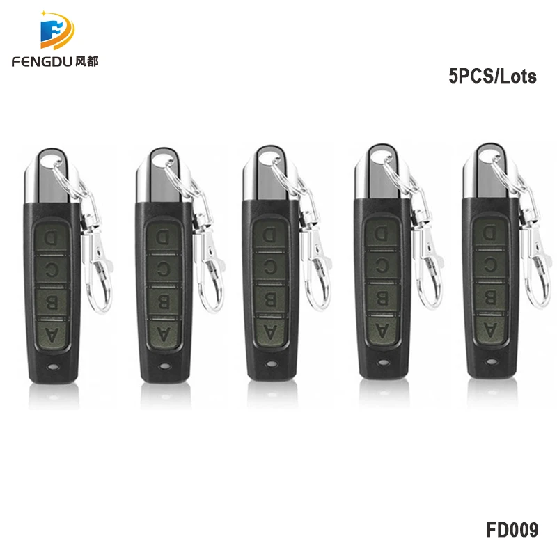 10PCS 433MHZ Remote Control 4 Channe Garage Gate Door Opener Remote Control Duplicator Clone Cloning Code Car Key