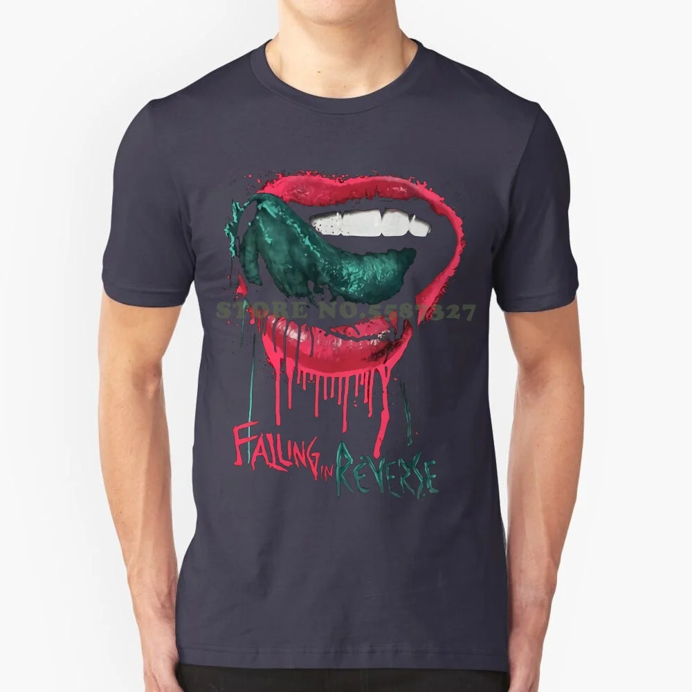 Print T Shirt Summer Style Authentic Falling In Reverse Lips Logo T Shirt S M L Xl 2xl New