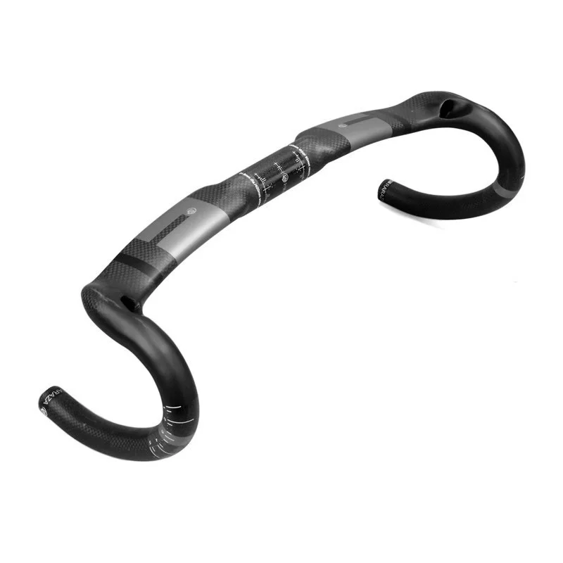 Carbon Road Bike Handlebar Bicycle Handle Bar Reduce Resistance Drop Bar Inner Routing UD Matte 31.8*400/420/440mm Bent Bar