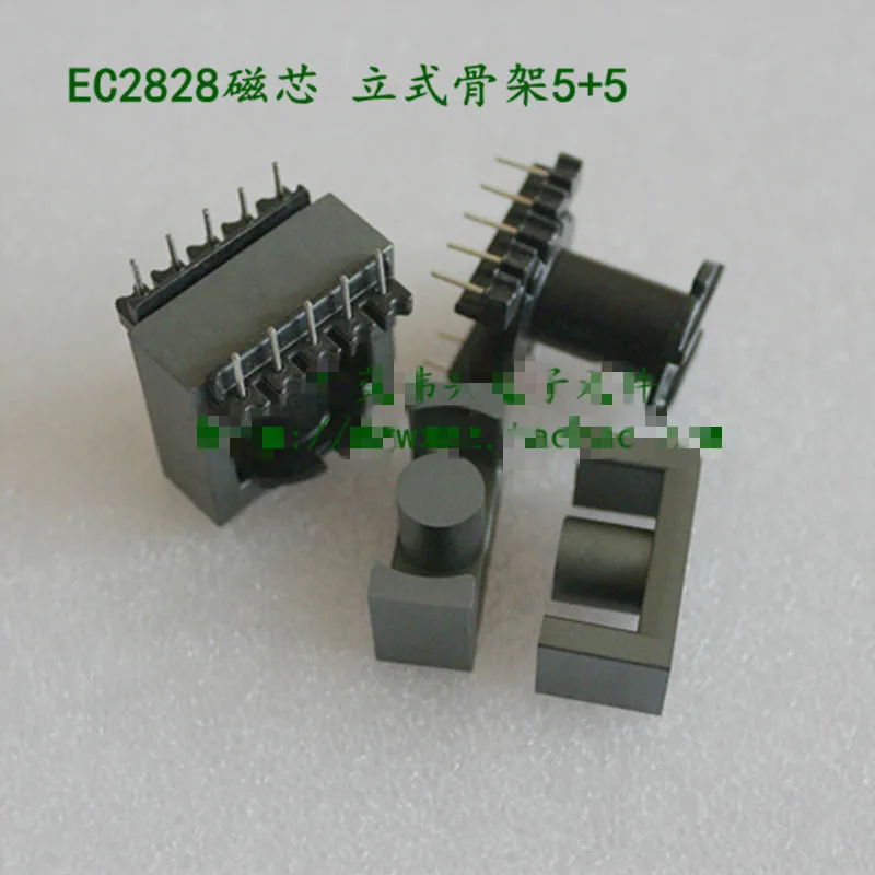 EC2828 الأساسية دعم الهيكل العظمي الرأسي 5 + 5 طائرة PC40 الفريت الأساسية EC28 محول الأساسية