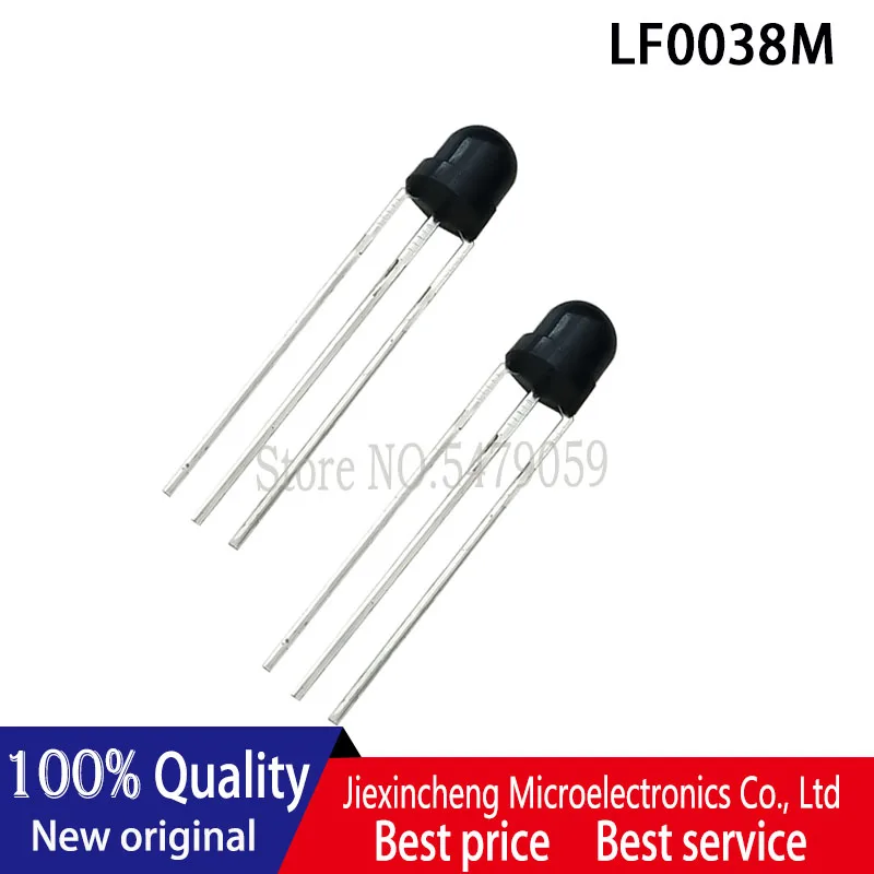 50PCS LF0038M 940nm 850NM 5mm Remote infrarot empfänger 38KHZH