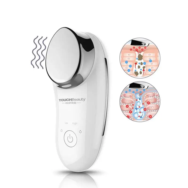 Mini Sonic Facial Massage Wireless Electric SPA Beauty Instrument  Device Ionic Infusion Face Vibration Deep Cleansing