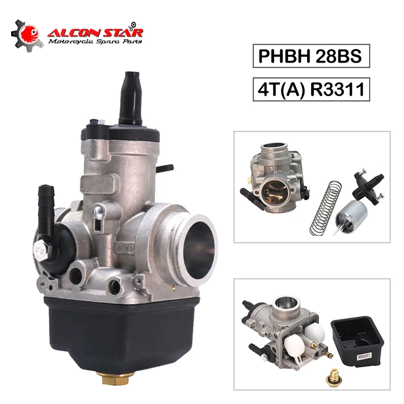 

Alconstar Dellorto Carburetor Fit For Russian Motorcycle 4 stroke 75-250CC 28mm 4T R3311 PHBH 28BS For Suzuki for Yamaha Honda