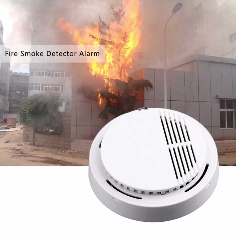 5Pcs 10Pcs Smoke Sensor Alarm Sensitive Photoelectric Independent Fire Smoke Detector for home security alarm system