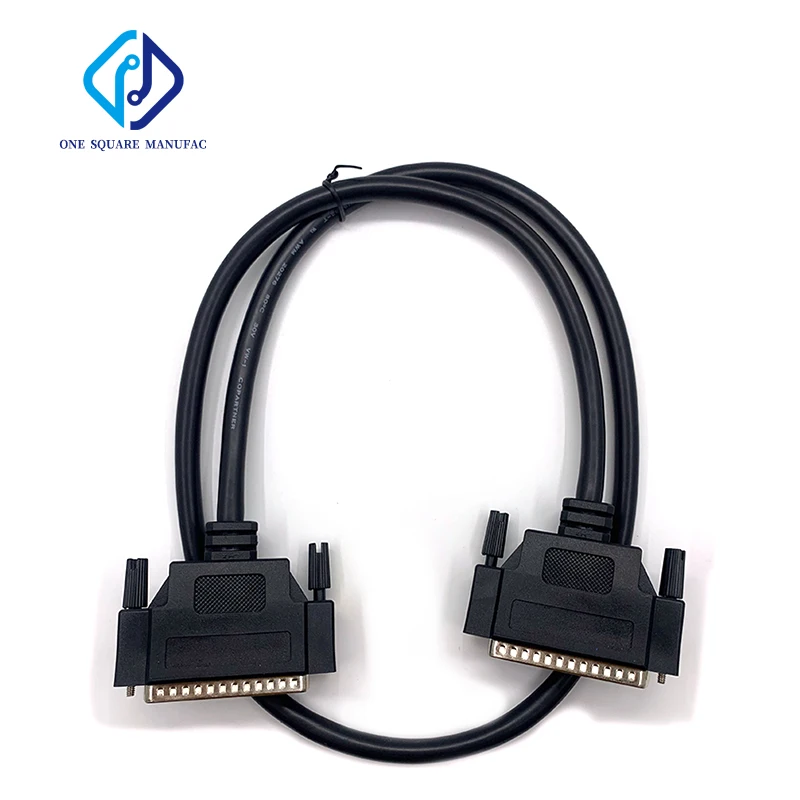 HDB50 Male to Male Industrial-grade Three-row 50 Connection Cable DB50 Core Data Cable For Holes Double Shielded Copper Wire