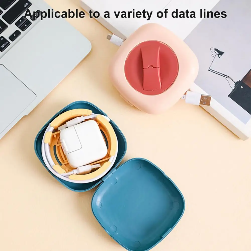 ケーブルワインダー実用的なデータライン充電ワイヤーワインダーポータブルラウンドエッジ充電ワイヤーワインダー
