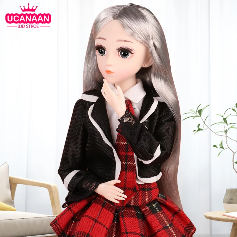 

Кукла UCanaan 1/4 шарнирная с 18 шарнирными шариками, кукла с SD одеждой, нарядом с обувью, париком, волосами, макияжем, лучший подарок для девочек, детские игрушки