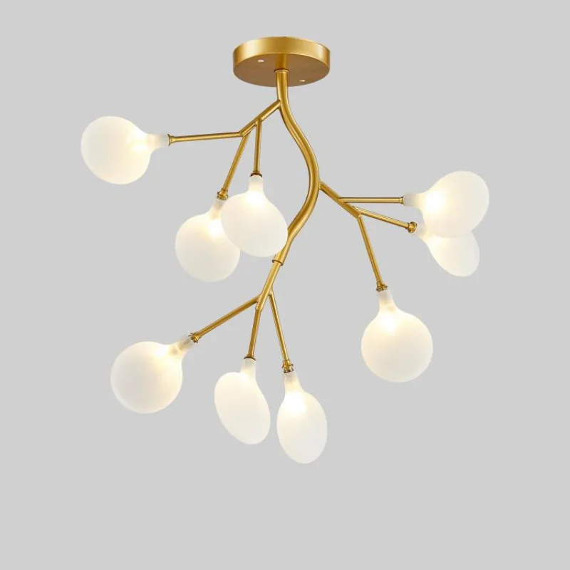 الحديثة LED أضواء السقف الإبداعية شجرة فرع الثريا إضاءة داخلية ضوء غرفة المعيشة تركيبات أضواء غرفة نوم مصباح السقف