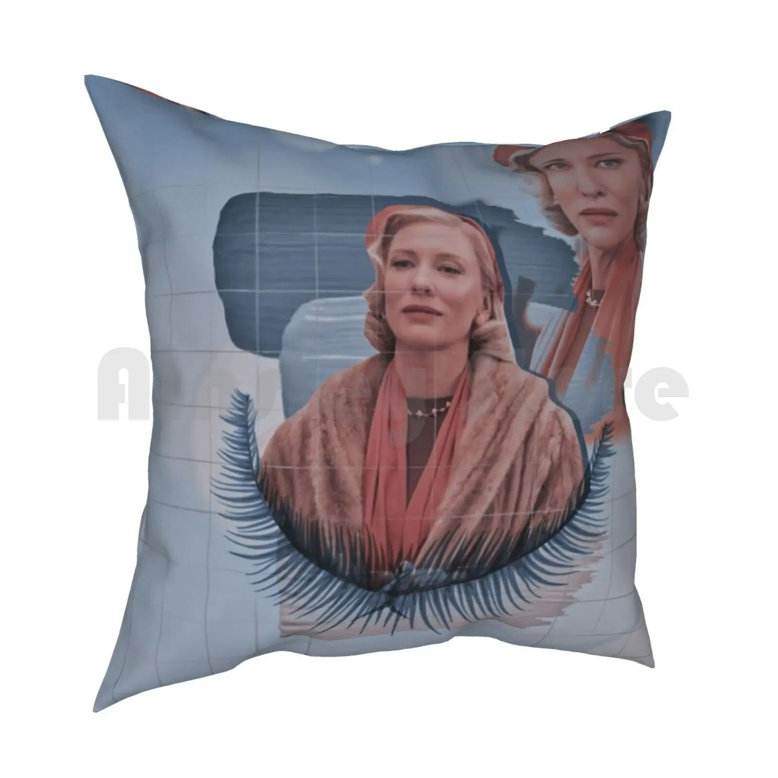 Carol Aird-Carol Pillow Case Printed Home Soft DIY Pillow cover Carol Cate Blanchett Cate Blanchett Carol Aird Movies Queer