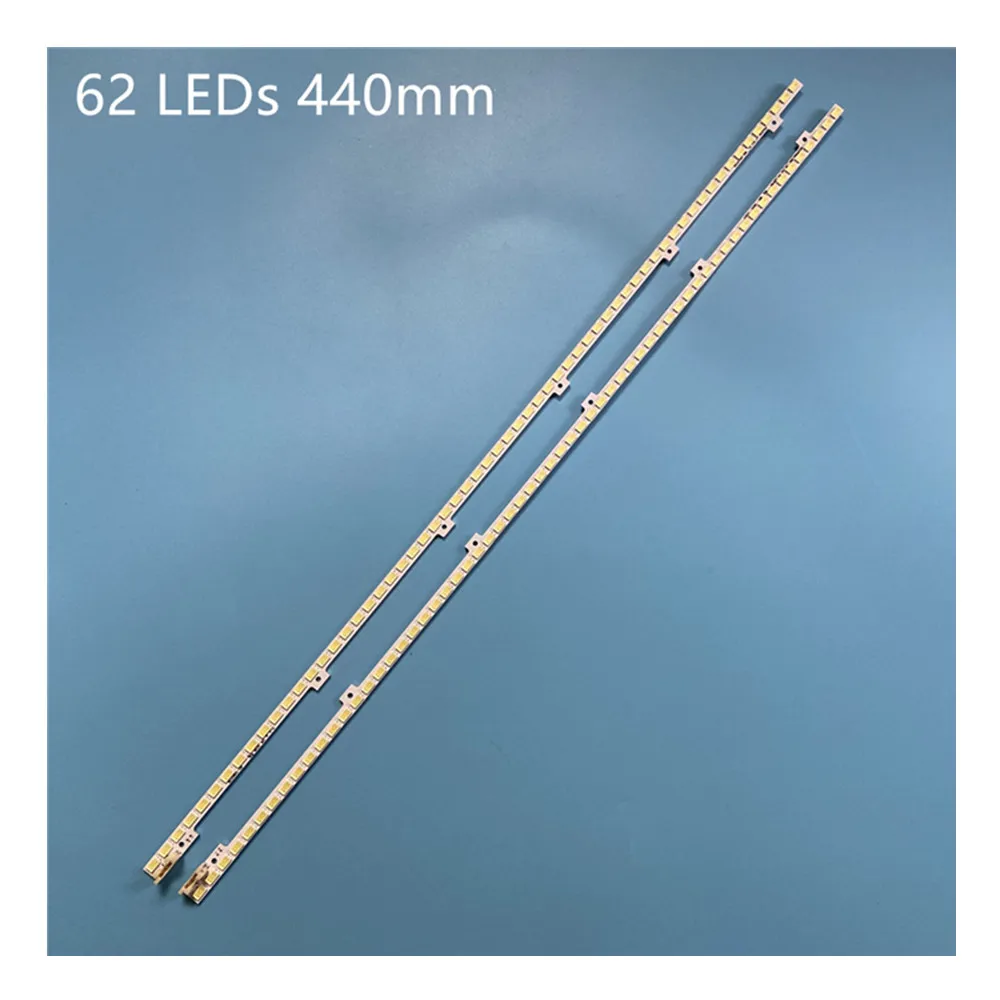 New kit 2pcs 440mm 62LED LED strip for UA40D5000PR LTJ400HM03 BN64-01639A 2011SVS40-FHD-5K6K-Right LEFT 2011SVS40 56K H1 1CH PV