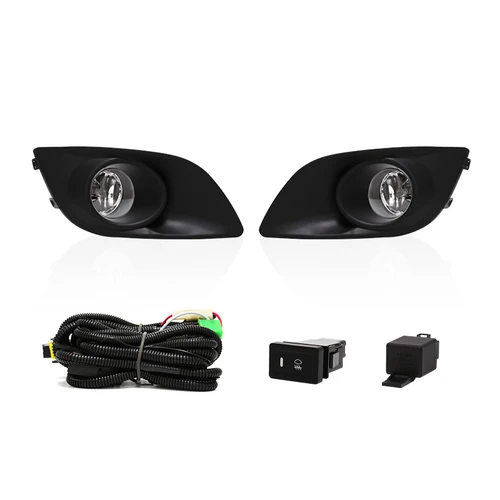 Imagen 2 del producto Luz antiniebla LED para coche, DRL de conducción diurna para Suzuki Swift 2011 2012 2013 2014 2015 2016 2017, interruptor de arnés de cables resistente al agua