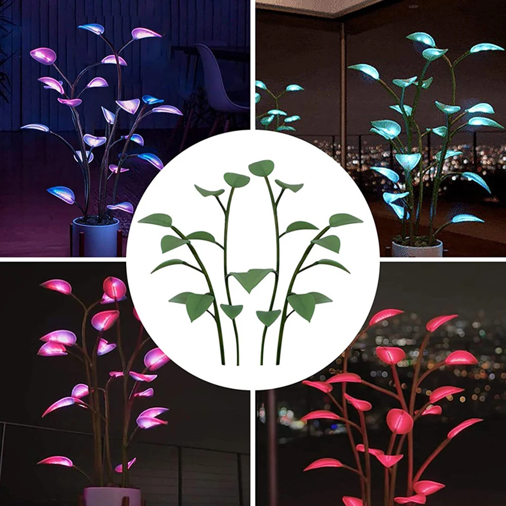 Imagem -05 - Mágico Led Houseplant Lâmpada Interior Decoração Programável Luz Noturna Mutável Cor Planta Mágica Lâmpada para Decoração de Casa Luzes Bonsai