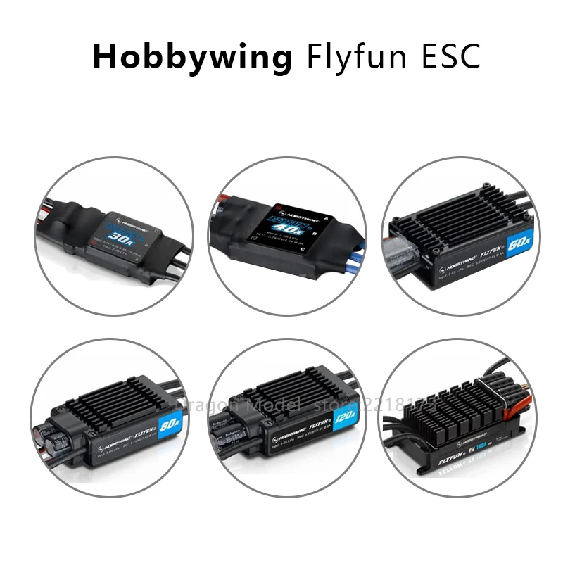 Hobbywing FlyFun V5 20A 30A 40A 80A 60A 110A 120A 130A 160A Speed Controller Brushless ESC  with DEO Function for RC Quadcopter