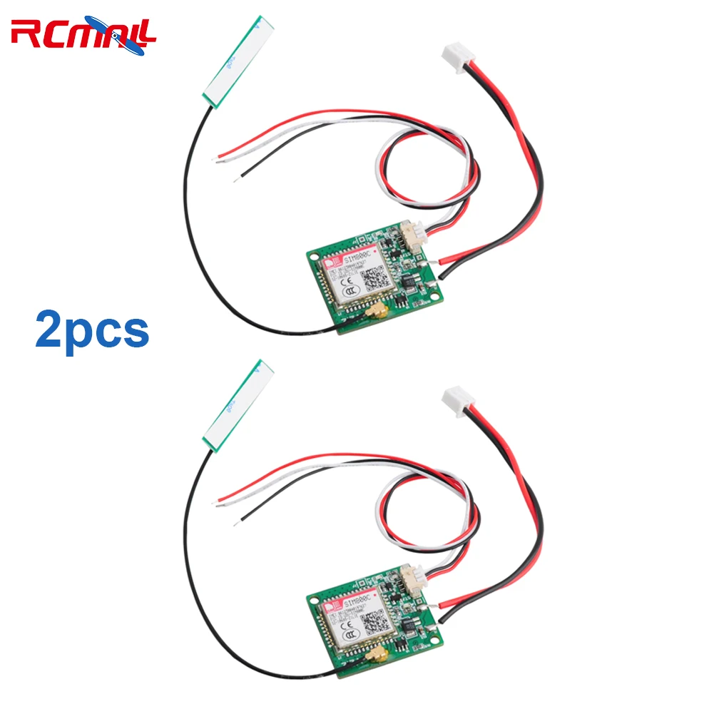 Rcmall 2pc 1チャンネルリレーモジュール4モード制御sms gsmリモートコントロールスイッチSIM800C STM32F103CBT6ため温室酸素ポンプ