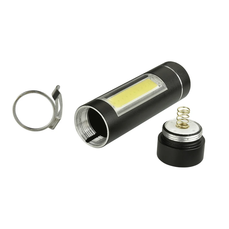 LED COB MINI Flashlight Torch LED 1 Mode use 14500 Battery For Reading Camping working lantern Portable Penlight  Outdoor