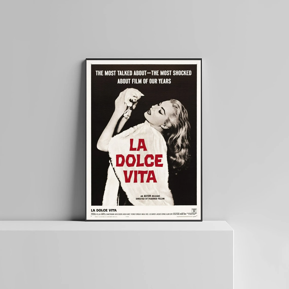 La Dolce Vita Movie Poster Home Decoration Wall Painting (No Frame)