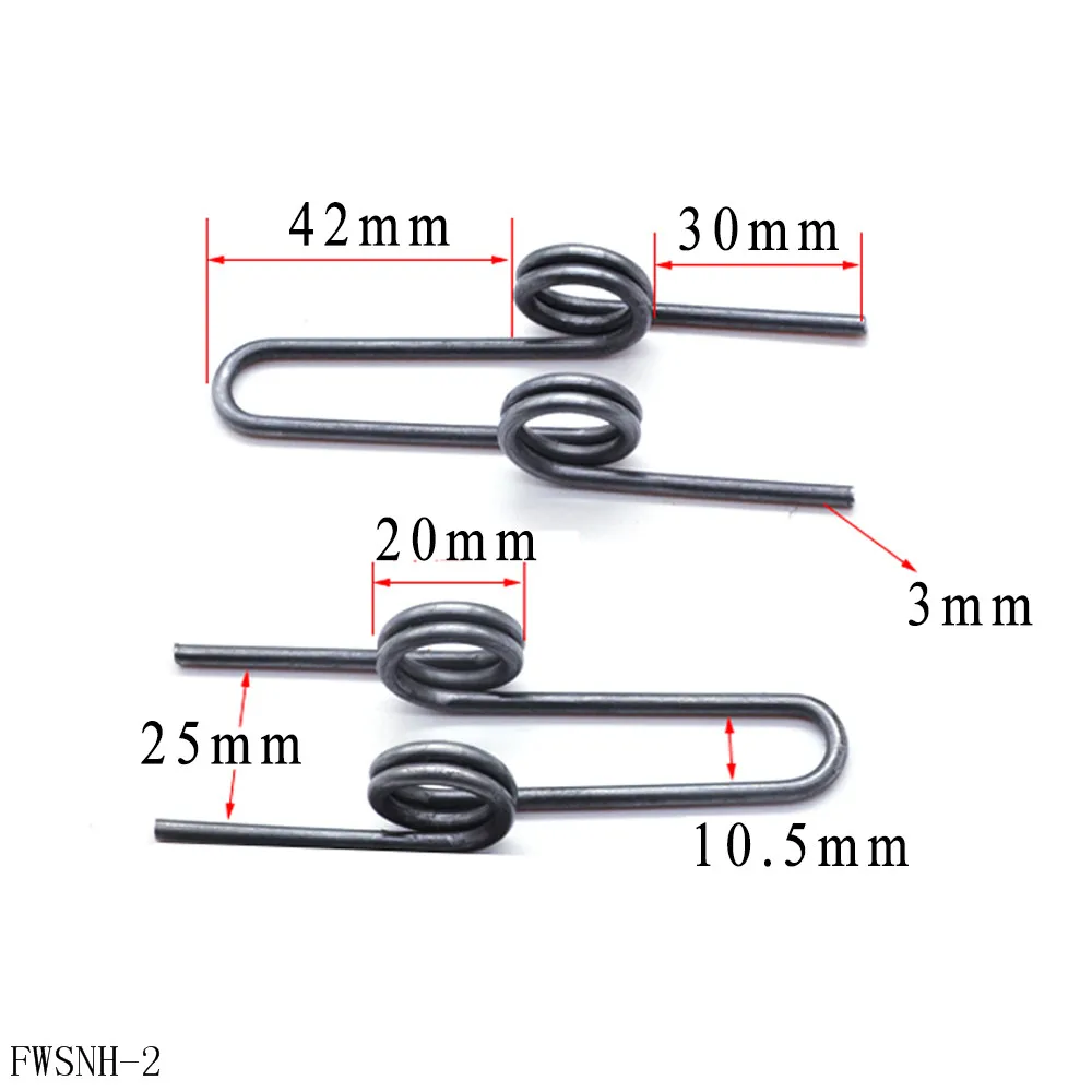 FINEWE 1PCS Double Torsion Spring Steel Torsion Spring Factory Custom