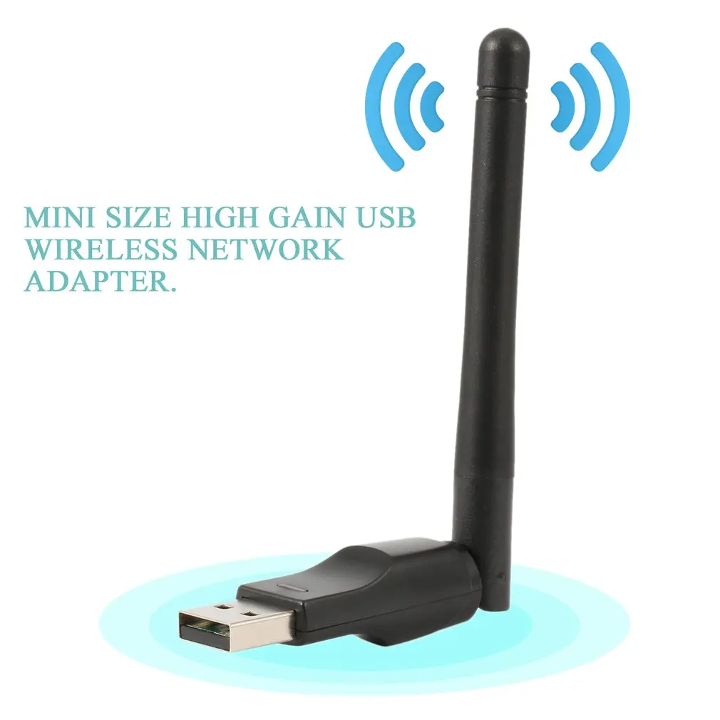 Hot Sale 2024 New Wireless WiFi Network Adapter 150M USB Card For PC Laptop Receiver External Wi-Fi Dongle Antenna Fast Delivery