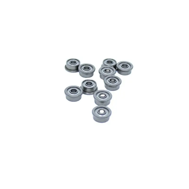 

F693ZZ Flange Bearing 3x8x4 mm ABEC-1 ( 10 PCS ) Flanged F693 Z ZZ Ball Bearings F619/3ZZ