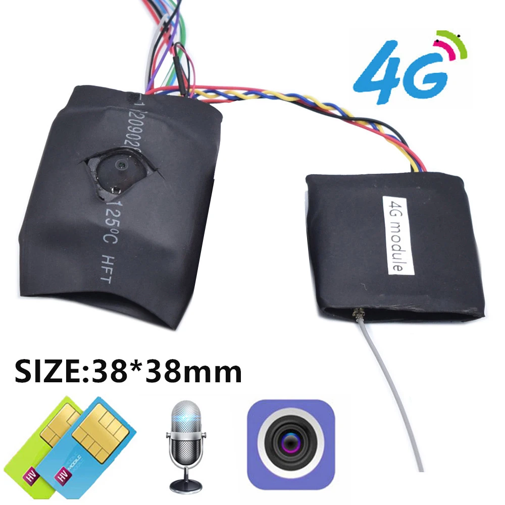 mini 4G Pin hole Camera CCTV P2P Onvif Audio 3G 4G SIM Camera Module Chip Board Wifi Wireless IP Camera P2P For indoor camhipro