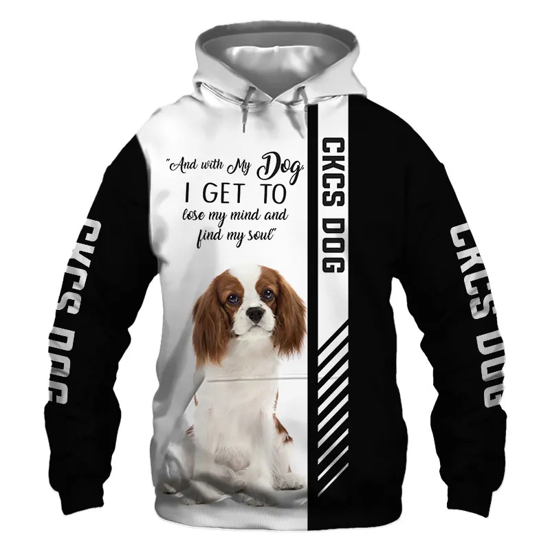 

Cavalier King Charles Spaniel 3D Printed Jacket Men/Women Harajuku Hoodie Unisex Casual Streetwear Sweatshirt Pullover Sudaderas