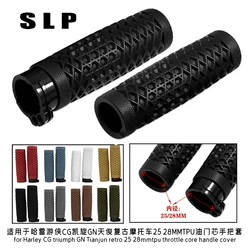 Suitable for Harley Ranger CG triumph GN Tianjun retro motorcycle 25 28mmtpu throttle core handle cover