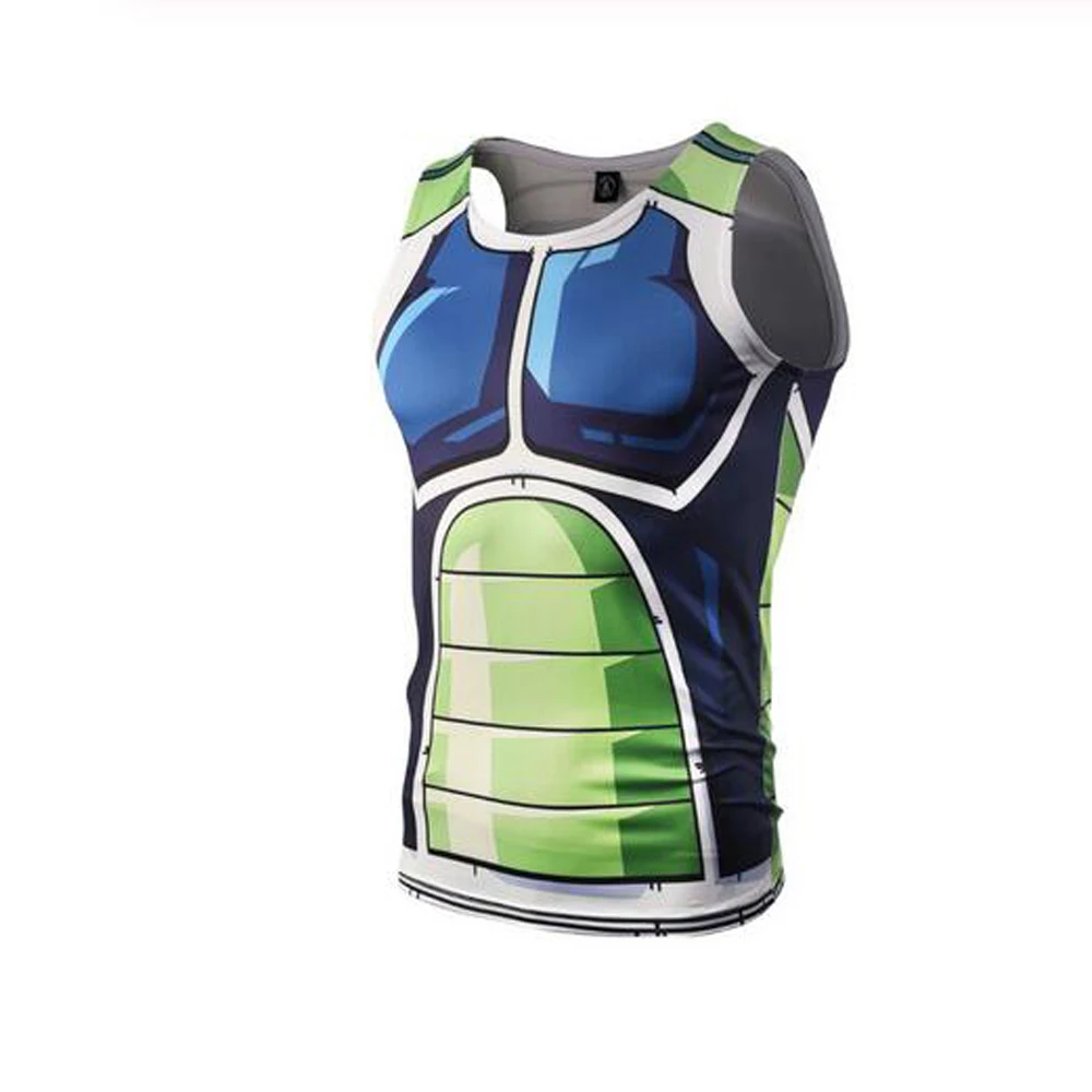 New 2020 Hot Sale Casual Japanese Anime Goku Cosplay Tank Tops Costumes Hatake Kakashi Green Unisex Vest Garment