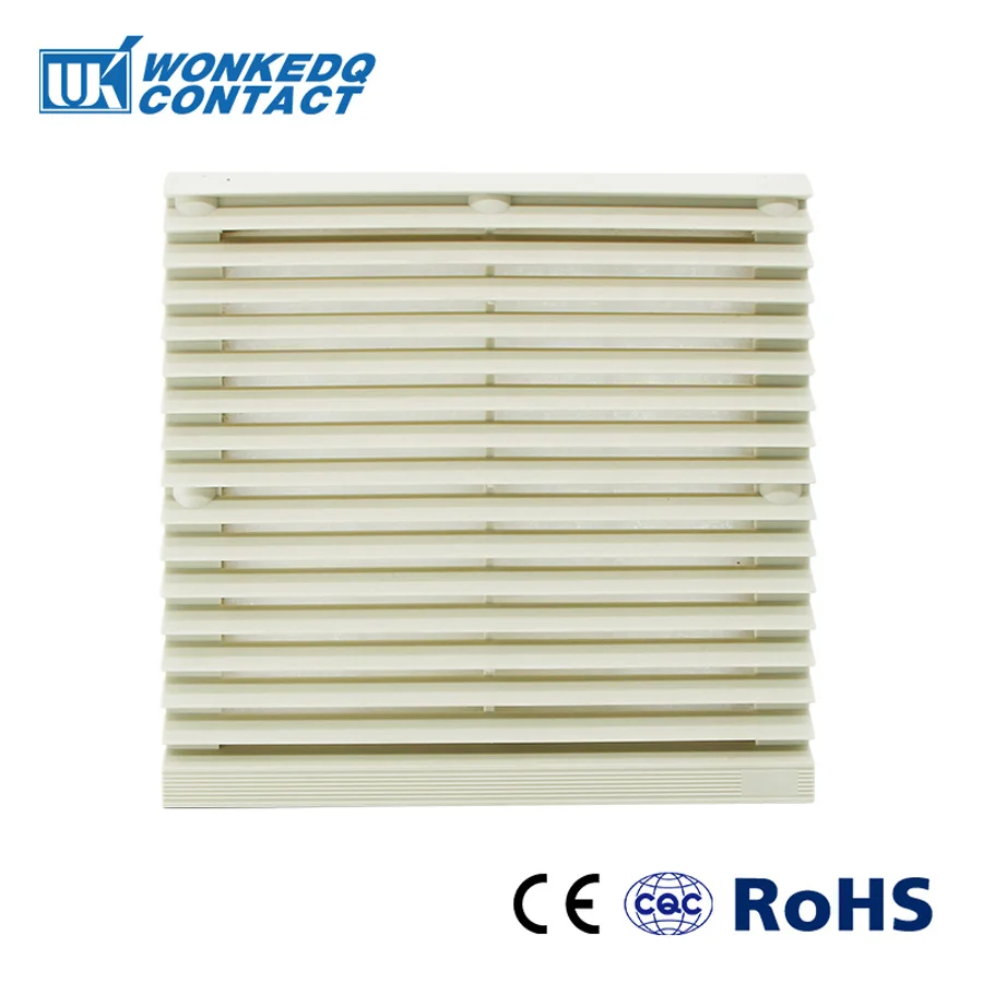 3323-230 Electrical Cabinet Ventilation Set Shutter Fan Grille Louver Blower Exhaust Cooling 230V 120mm Industrial Fan Filter