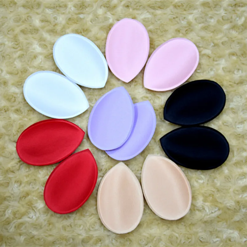 50 Sets/lot Bra Pads Cup Red Black White Pink Insert Underwear Sponge Underwear Yoga Swimwear Clothing Accessories