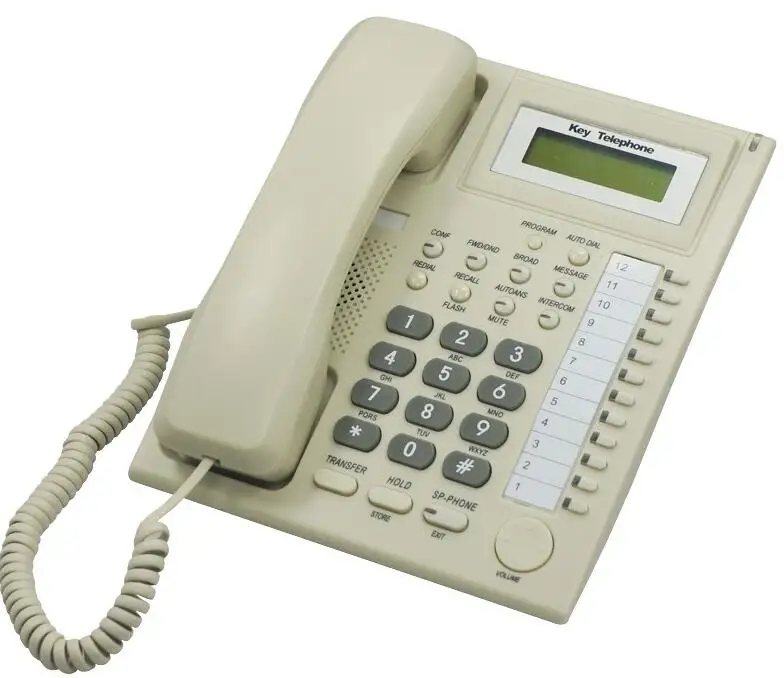 Téléphone à clé de bonne qualité, téléphone fonctionnel, pour les systèmes MK, CP, TP, PBX et papx