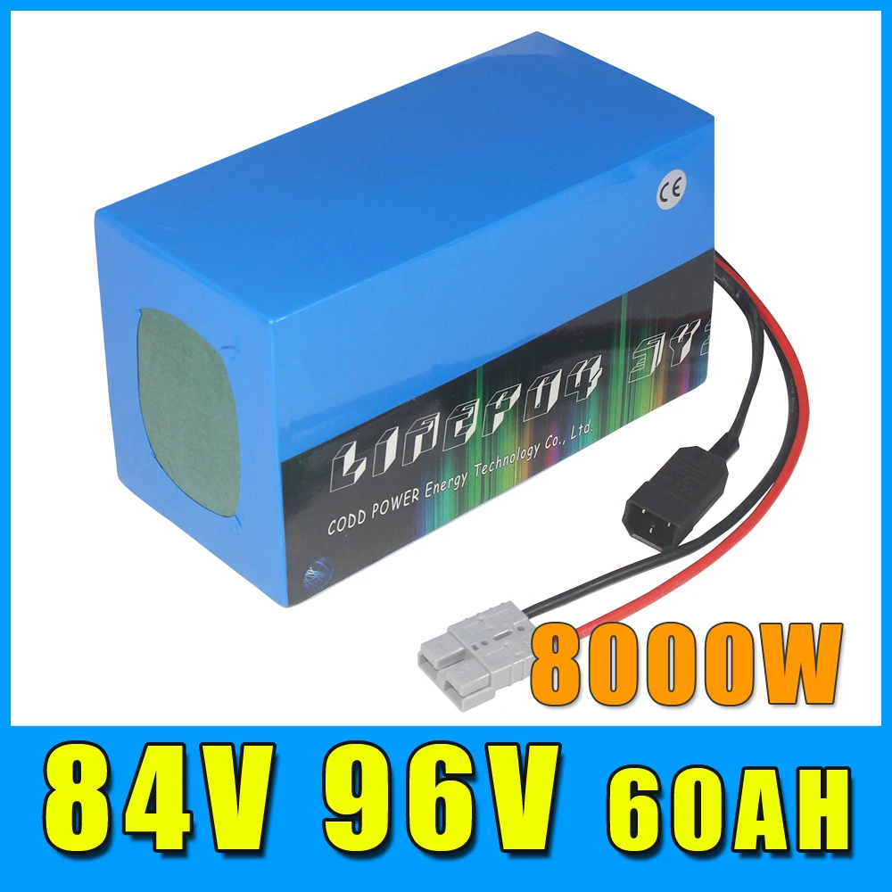 

84V 96V 100AH Electric bicycle motorcycle scooter Lithium Battery Pack with BMS 5A Charger